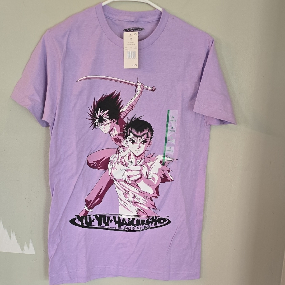 Yu Yu Hakusho Ghost Files Purple‎ T Shirt